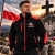 Polar Patriotyczny z Haftem Pamiętamy Krzyż, Czarny -czerwony